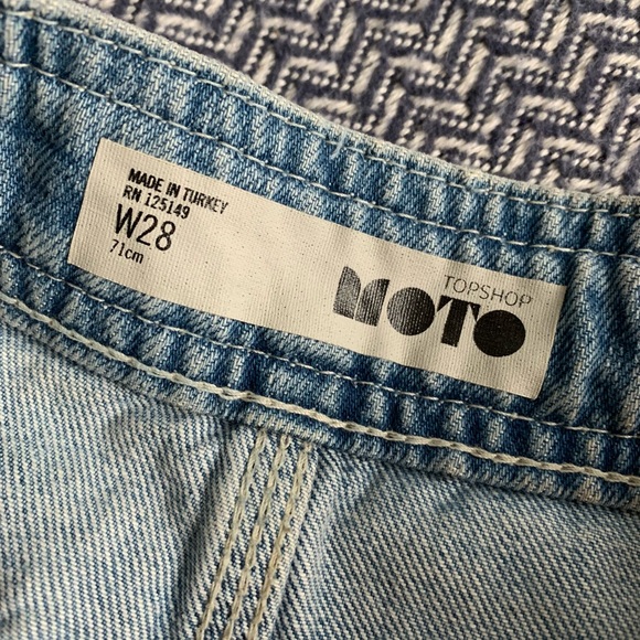 Topshop moto denim button skirt - Picture 6 of 6